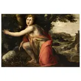 Saint John The Baptist by Giovanni Maria Butteri, oil on panel, offered Oct 2026