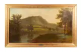 Blue Ridge Mountains by William H. Langworthy, 1874, oil on canvas, sold Jan 2024
