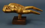 Reclining Woman by Edgar Britton, bronze, sold Aug 2022