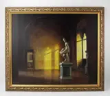 still life by Helen Van Wyk, oil on canvas, sold Aug 2022