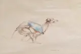 Greyhound by John Rattenbury Skeaping Ra, pastel, sold Nov 2014