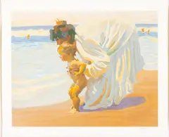 Mother and Child by John Asaro, Lithograph, offered Oct 2025