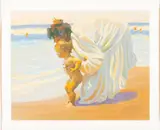 Mother and Child by John Asaro, Lithograph, offered Oct 2025
