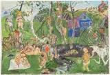Holidays by Natta Konisheva, Oil on Paper, sold Oct 2025