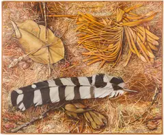 Big Feather by Ronald Bateman, Oil on Canvas, sold Oct 2025