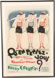 Qu'en Pensez-Vous? Poster, 1929, Qu'en Pensez-Vous? by Georges Dola, lithograph, offered Oct 2025