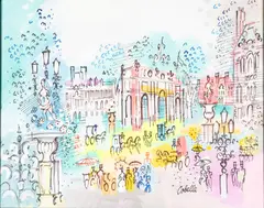Paris by Charles Cobelle, Oil on Canvas, sold Oct 2025