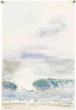 Long Beach, L.I by Johann Berthelsen, 1920, Watercolor, sold Oct 2025