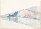 Peekskill N.Y by Johann Berthelsen, 1928, Watercolor, offered Oct 2025