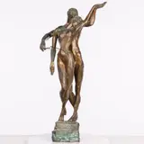 The Cello Player by Misha Frid, Bronze, sold Oct 2025
