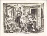 Redecoration by Hugh Botts, Lithograph, sold Oct 2025