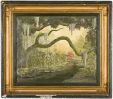 Marsh Landscape by Sally Pearce, Oil on Canvas, sold Oct 2025