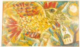 Bird Fish by Vladimir Yurpalov, Oil on Canvas, offered Oct 2025