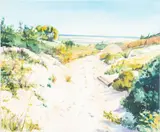 Dunes by James Richards, Watercolor, offered Oct 2025