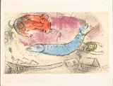 Le Poisson Bleu by Marc Chagall, Lithograph, offered Oct 2025