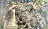 Woman with Doves by Vladimir Yurpalov, Oil on Canvas, offered Oct 2025
