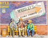 The Bench Sitters by Darcey Faircloth, Acrylic, sold Oct 2025