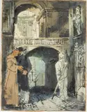 Vaticano by Frede Vidar, Oil on Canvas, sold Jun 2025