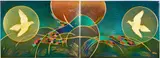 Doves by Jurgen Aldag, Oil on Canvas, offered Jun 2025