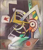 Moving Forms by Beulah Weaver, Oil on Canvas, sold Jun 2025