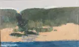Reverse Seascape II by David DeLong, 1964, Oil on Canvas, sold Jun 2025