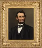Abraham Lincoln by Xanthus Russell Smith, Oil on Canvas, sold Jun 2025