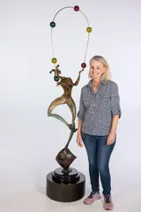 The Pallino by James Lacasse, 2005, Bronze, sold Jun 2025