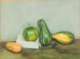 Still Life with Gourds by Miguel Florido, 1999, Oil on Canvas, offered Jun 2025