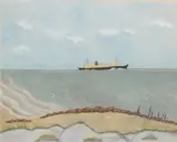 A Design of Tybee by Carrie White Lanier, 1950, Pastel, sold Jun 2025