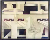 America by Hector Dewart, 1969, Mixed Media on Canvas, offered Jun 2025