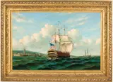 The Old Galleon by Robert Sanders, Oil on Canvas, sold Jun 2025