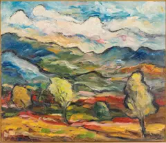 Tea Lands, West Java by John Van der Sterren, 1997, Oil on Canvas, sold Jun 2025