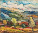 Tea Lands, West Java by John Van der Sterren, 1997, Oil on Canvas, sold Jun 2025