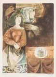 Figures by Sunal Alvar, Lithograph, sold Jun 2025