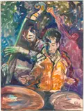 Percussion by Albert J. Seidl, Oil on Canvas, sold Jun 2025