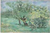 Orchard by Jim Bray, Oil on Canvas, sold Jun 2025