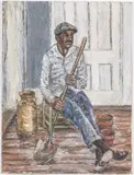At Ease by Marilyn Manning, Oil on Canvas Board, offered Jun 2025