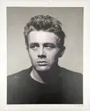 Portrait of James Dean from the Sweater Series, edition 8/70 by Roy Schatt, Graphite, sold Sep 2026