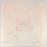 Titled Iris, edition 10/63. Signed B.A.B. in by Billy Al Bengston, graphite on the center bottom. Depicts a silhouette of an iris with textures in, sold Feb 2026