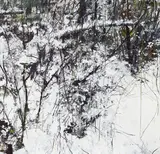 Snow #2 by Gordon A. Smith, 2018, acrylic on canvas, sold May 2026