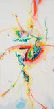 Tin Flute by Alex Janvier, 1985, acrylic on canvas, sold May 2026
