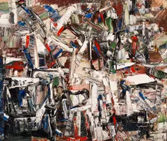 Sans titre by Jean Paul Riopelle, 1958, oil on canvas, sold May 2026