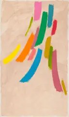 Attacca by Jack Bush, acrylic on canvas, sold May 2026