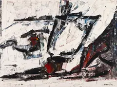 Sans titre by Jean Paul Riopelle, oil on canvas, sold May 2026