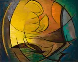 The Turning Earth by Lawren Harris, oil on board, sold May 2026