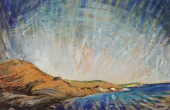 Strait of Juan de Fuca by Emily Carr, oil on paper on board, sold May 2026