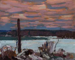 Early Winter Frost by Tom Thomson, oil on board, sold May 2026