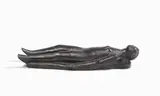Liegende mit gestreckten Armen by Gustav Seitz, 1949, Bronze mit schwarzbrauner Patina, sold Jul 2025