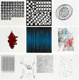 Computergrafik-Computerplastik by Georg Nees, 1970, 10 Blatt: 6 Serigrafien, 1 Farbserigrafie, 2 Farboffsets und ein Offset, jeweils auf Papier, in der Original-Mappe, sold Jul 2025