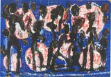 Ohne Titel by Helmut Middendorf, 1994, Gouache, Deckweiß und Farbkreide auf Packpapier, sold Jul 2025